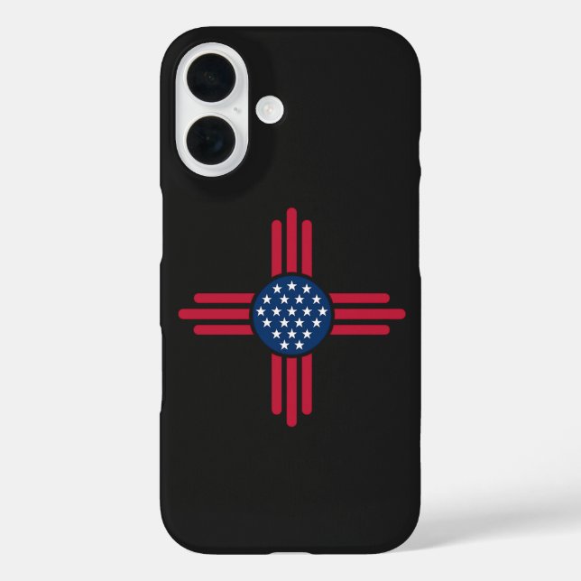 Minimalist American Zia Symbol – Clean Modern USA Case-Mate iPhone Hülle (Rückseite)