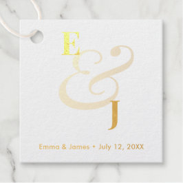 Minimalist Ampersand Wedding | Thank You Geschenkanhänger