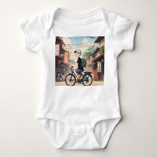 Minimalist Anime-Inspired Baby Gift Baby Strampler