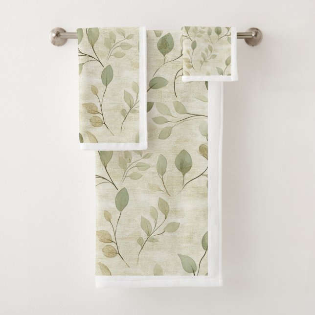 Minimalist Art Towel | Home & Living Elegance Badhandtuch Set (Insitu)