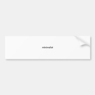 Minimalist Autoaufkleber