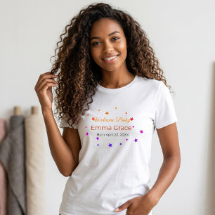 Minimalist Baby Shower T-Shirt für Mama – Benutzer