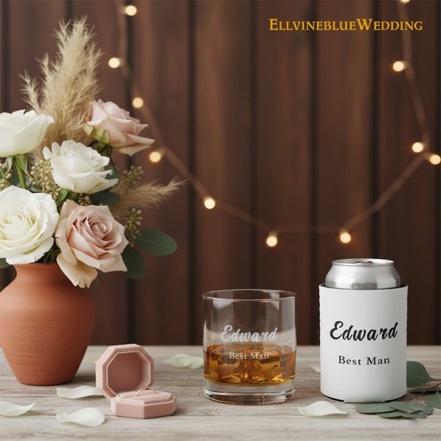 Minimalist Best Man Wedding Practical Gift Dosenkühler (Von Creator hochgeladen)
