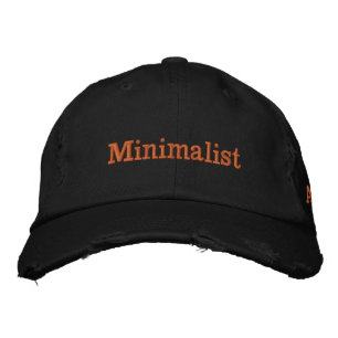 Minimalist Bestickte Baseballkappe