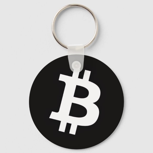 Minimalist Bitcoin Keychain Schlüsselanhänger (Vorderseite)