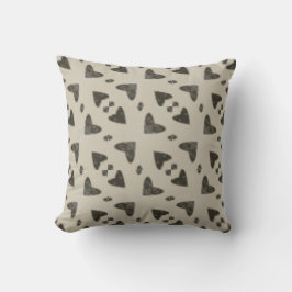 Minimalist black and white throw pillow kissen