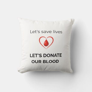 Minimalist Blood Donation Awareness Graphic with R Kissen