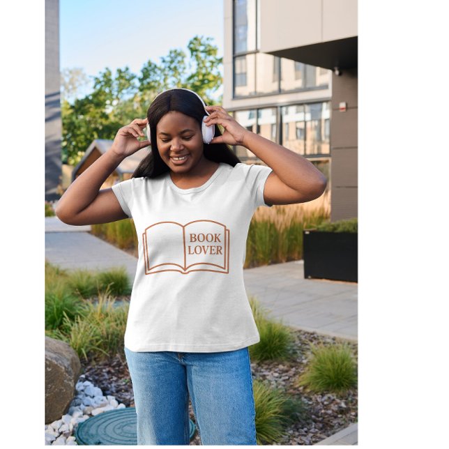 Minimalist Book Lover Design | Cozy Reading Aesthe T-Shirt (Von Creator hochgeladen)