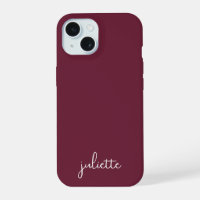 Minimalist Bordeaux-Wein Personalisiert