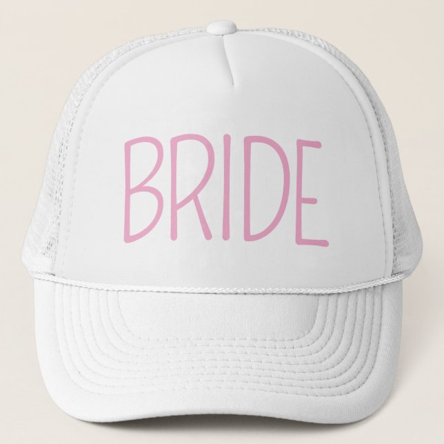 Minimalist Bride Hat Truckerkappe (Vorderseite)