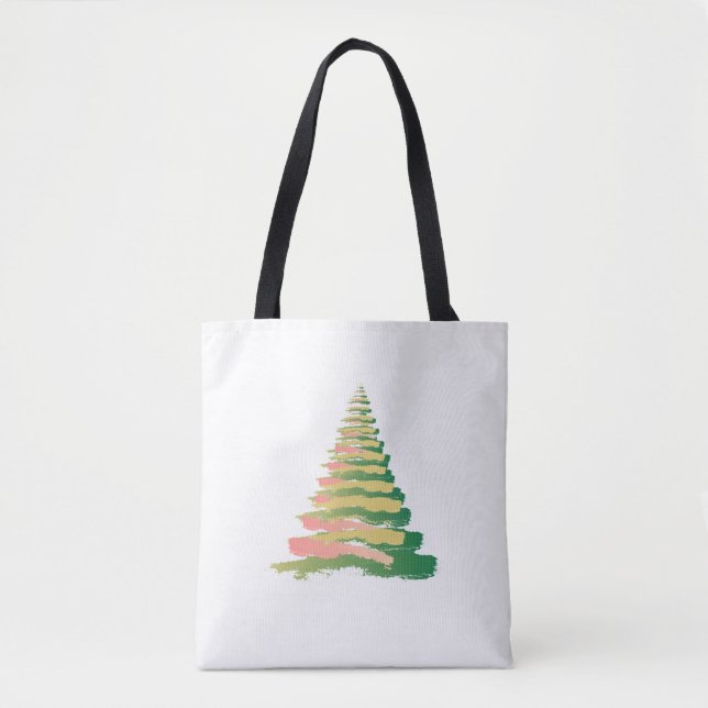 Minimalist Brushstroke Christmas Tree (Vorderseite)