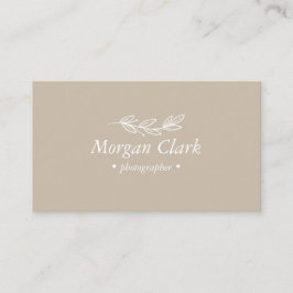 Minimalist Business Card Visitenkarte