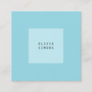 Minimalist Business Cards Quadratische Visitenkarte