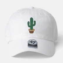 Minimalist Cactus Embroidery Hat
