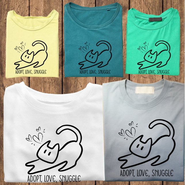 Minimalist Cat Parent T-Shirt (Von Creator hochgeladen)