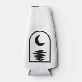 Minimalist Celestial Moon and Water Flaschenkühler