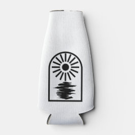 Minimalist Celestial Sun and water Flaschenkühler