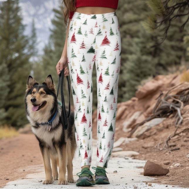 Minimalist Christmas Tree  Leggings (Von Creator hochgeladen)