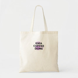 Minimalist Coffee Definition Typography Tote Bag Tragetasche
