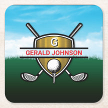 Minimalist Custom Elegant Golf Monogram