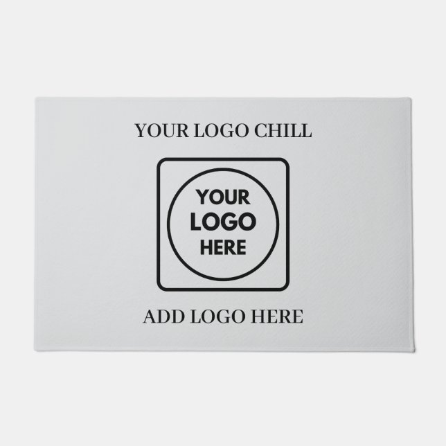 Minimalist Custom Logo Kraft Doormat Fußmatte (Vorderseite)