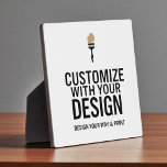 Minimalist Custom Personalized Company Branded  Fotoplatte<br><div class="desc">Add a refined, professional touch to your space with this Minimalist Custom Personalized Company Branded Plaque, designed to display your business logo, name, or custom message with understated elegance. Ideal for office walls, front desks, employee recognition, or event signage, this sleek plaque pairs clean design with lasting impact. Crafted from...</div>