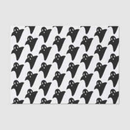 Minimalist cute ghost  seidenpapier