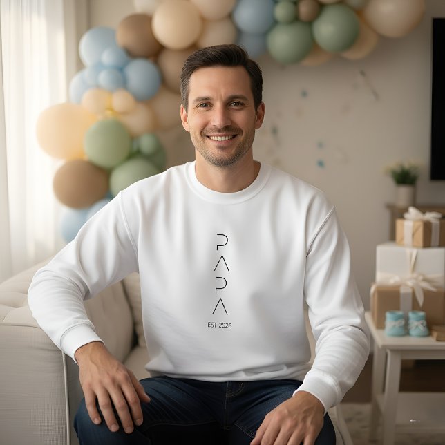 Minimalist Dad to Be Shirt, Simple Fatherhood  Sweatshirt (Von Creator hochgeladen)