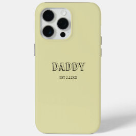 Minimalist Daddy EST iPhone / iPad Hülle