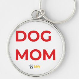 Minimalist Dog Mom Keychain – Cute Pet Lover Gift Schlüsselanhänger