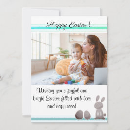 Minimalist Easter Wishes Feiertagskarte