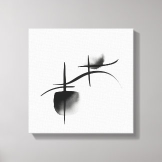 Minimalist Echoes | Premium Wrapped Canvas Leinwanddruck