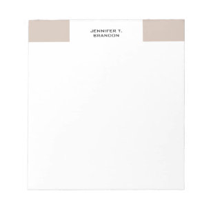 Minimalist einfaches modernes professionelles Desi Notizblock