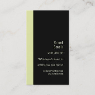 Minimalist einfaches Schwarz und Pastellfarben Mod Visitenkarte