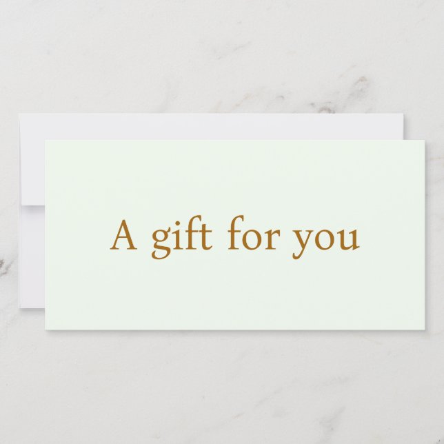 Minimalist Elegant Light Pastel Festive Bold (Vorderseite)