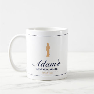 Minimalist elegant personalized christmas mug kaffeetasse