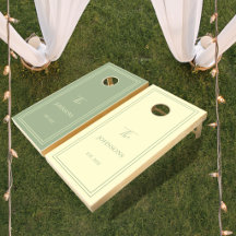 Minimalist Elegantes Sage und Creme-Paar-Geschenk
