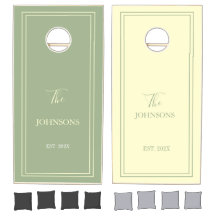 Minimalist Elegantes Sage und Creme-Paar-Geschenk