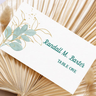 Minimalist Escort Place Card Template Platzkarte