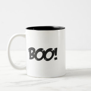 Minimalist freundlicher Geist Grafik Zweifarbige Tasse