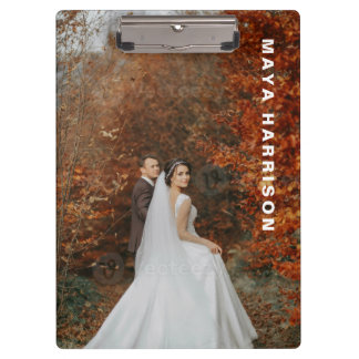 Minimalist Full Photo Photography clipboard Klemmbrett