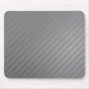 Minimalist gebürstetes silbernes Metall mit diagon Mousepad