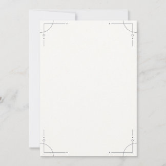 Minimalist Geometric Wedding Invitation Einladung