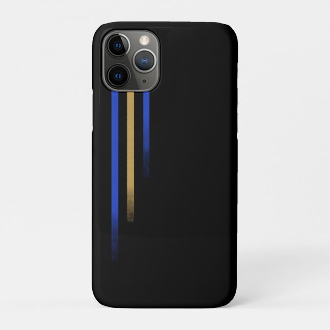 Minimalist gestreift Case-Mate iPhone hülle (Rückseite)