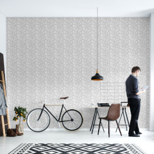 Minimalist Gray Geometric   Tapete