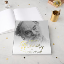 Minimalist In Loving Memory Trauerfeier 
