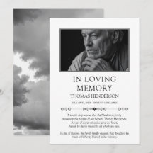 Minimalist In Loving Memory Wolken Foto