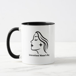Minimalist International Women's Day Mug Tasse