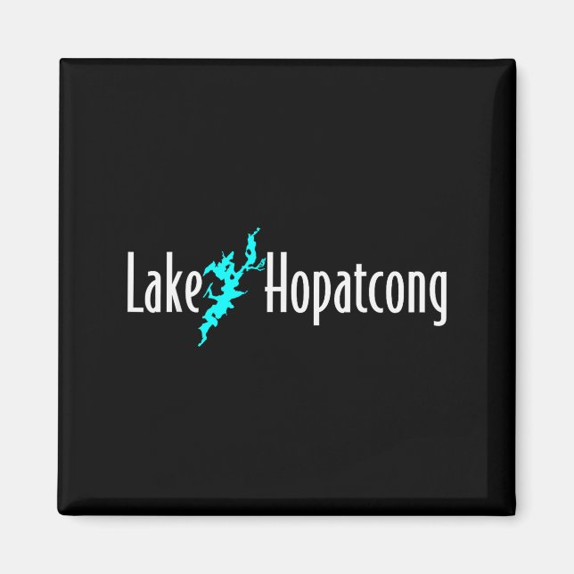 Minimalist Lake Hopatcong - New Jersey  Magnet (Vorne)