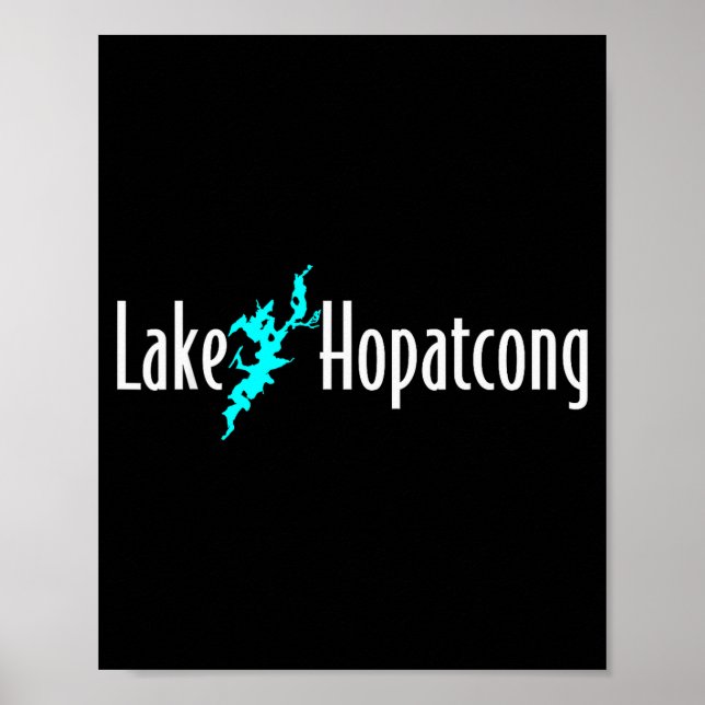 Minimalist Lake Hopatcong - New Jersey  Poster (Vorne)